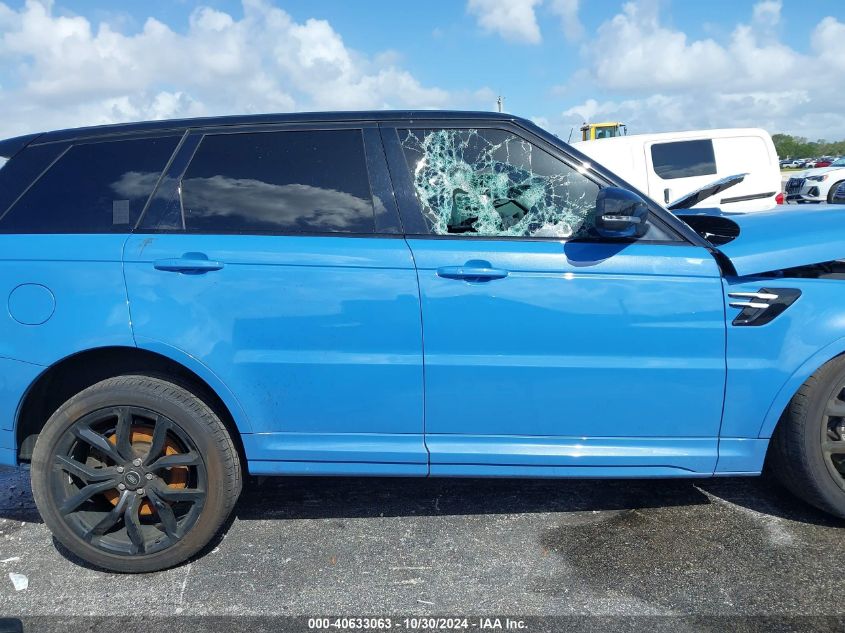 2022 Land Rover Range Rover Sport Svr/Svr Carbon Edition VIN: SALWZ2RE6NA241274 Lot: 40633063