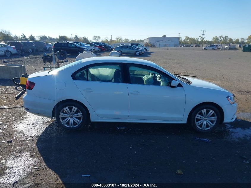 2017 Volkswagen Jetta 1.4T S VIN: 3VW2B7AJ0HM296601 Lot: 40633107