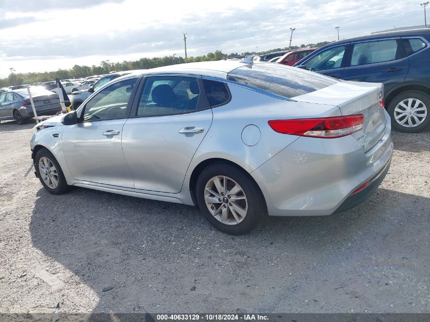 2018 Kia Optima Lx VIN: 5XXGT4L35JG212542 Lot: 40633129