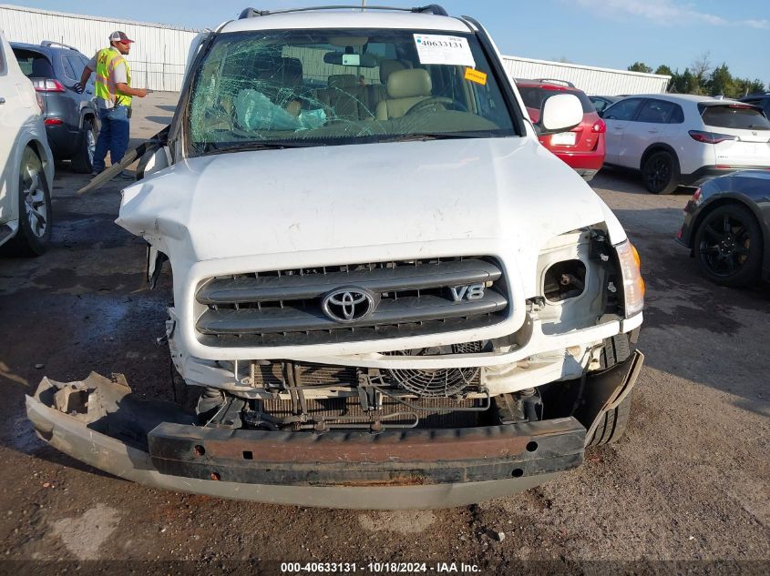 2004 Toyota Sequoia Sr5 V8 VIN: 5TDZT34A84S238183 Lot: 40633131