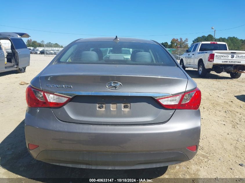 2014 Hyundai Sonata Gls VIN: 5NPEB4AC3EH902457 Lot: 40633147