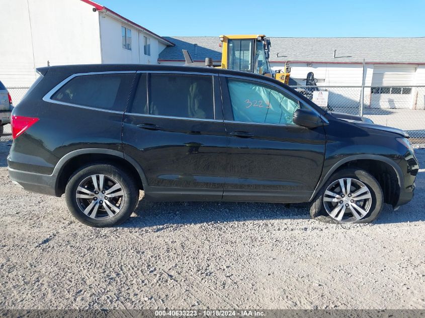 2018 Honda Pilot Ex VIN: 5FNYF6H38JB034189 Lot: 40633223