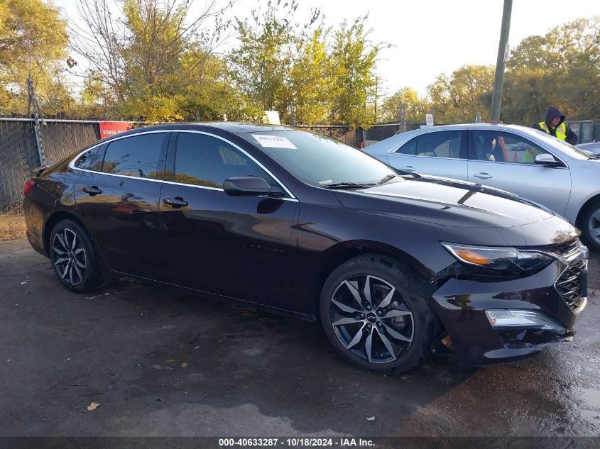 2021 Chevrolet Malibu Fwd Rs VIN: 1G1ZG5ST4MF055439 Lot: 40633287