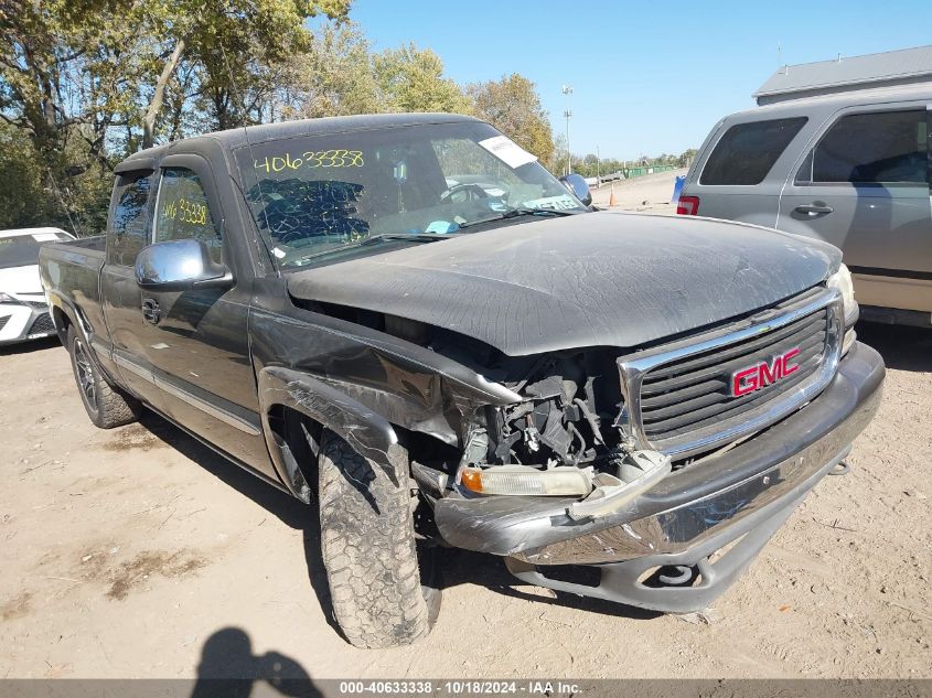 2002 GMC Sierra 1500 Sle VIN: 2GTEC19V921219418 Lot: 40633338