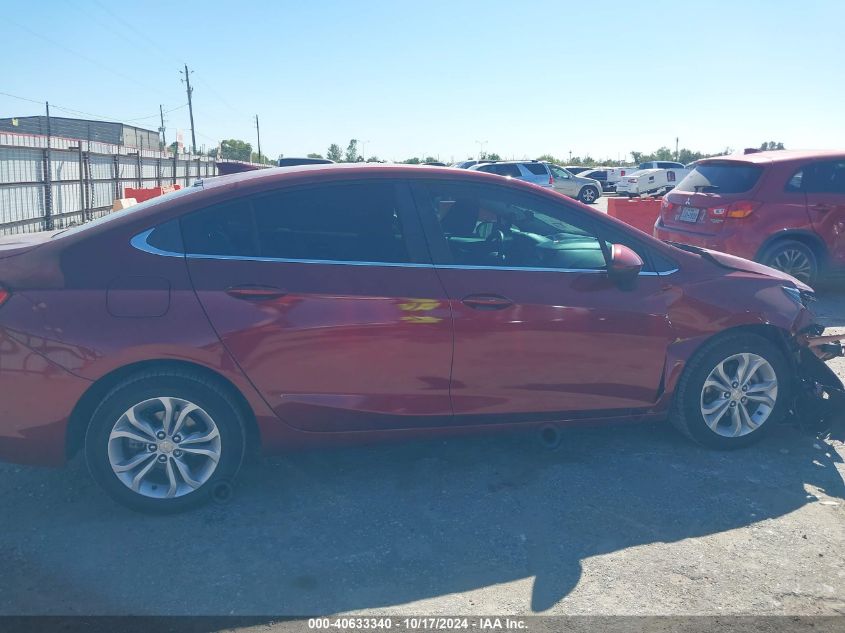 2019 Chevrolet Cruze Lt VIN: 1G1BE5SM4K7125402 Lot: 40633340