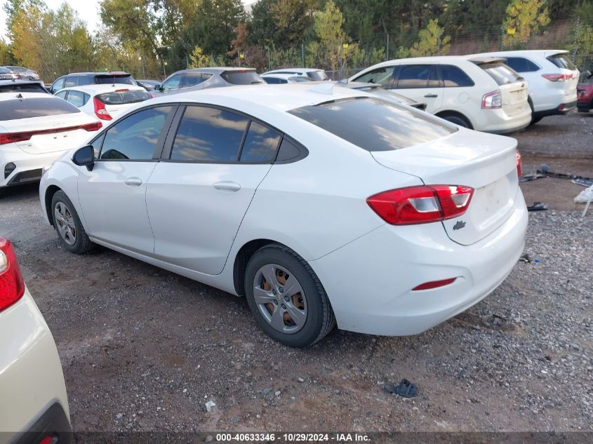 2017 Chevrolet Cruze Ls Auto VIN: 1G1BC5SM6H7278815 Lot: 40633346