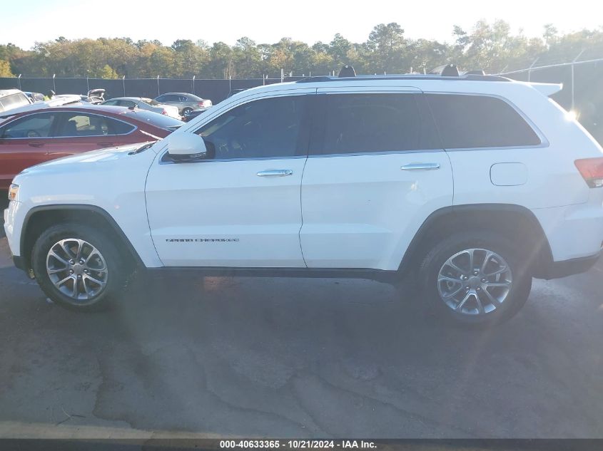 2014 Jeep Grand Cherokee Limited VIN: 1C4RJEBG7EC449497 Lot: 40633365