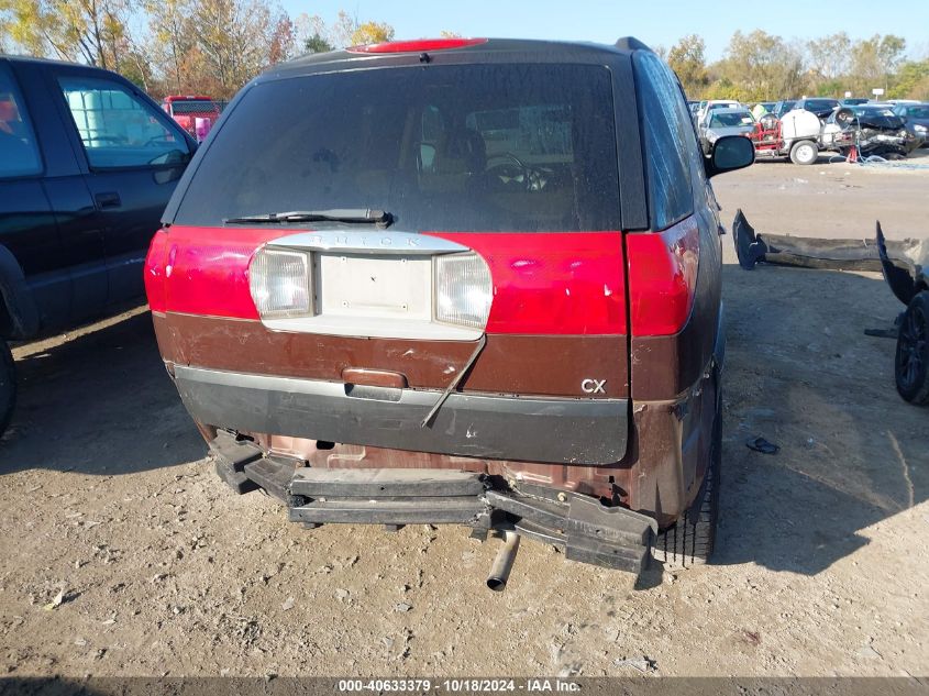 2002 Buick Rendezvous Cx VIN: 3G5DA03EX2S553103 Lot: 40633379