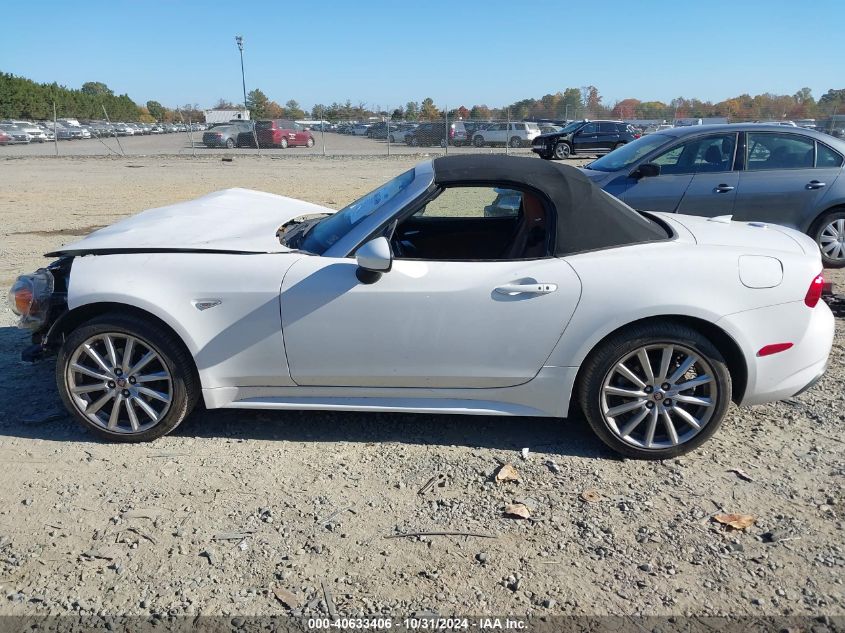 2019 Fiat 124 Spider Lusso VIN: JC1NFAEK3K0142279 Lot: 40633406