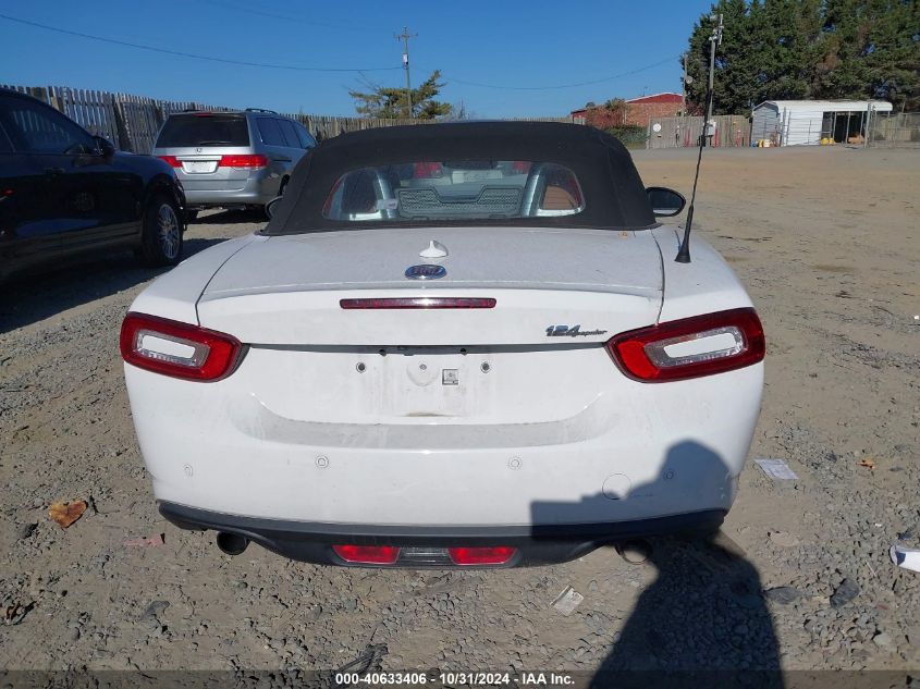 2019 Fiat 124 Spider Lusso VIN: JC1NFAEK3K0142279 Lot: 40633406