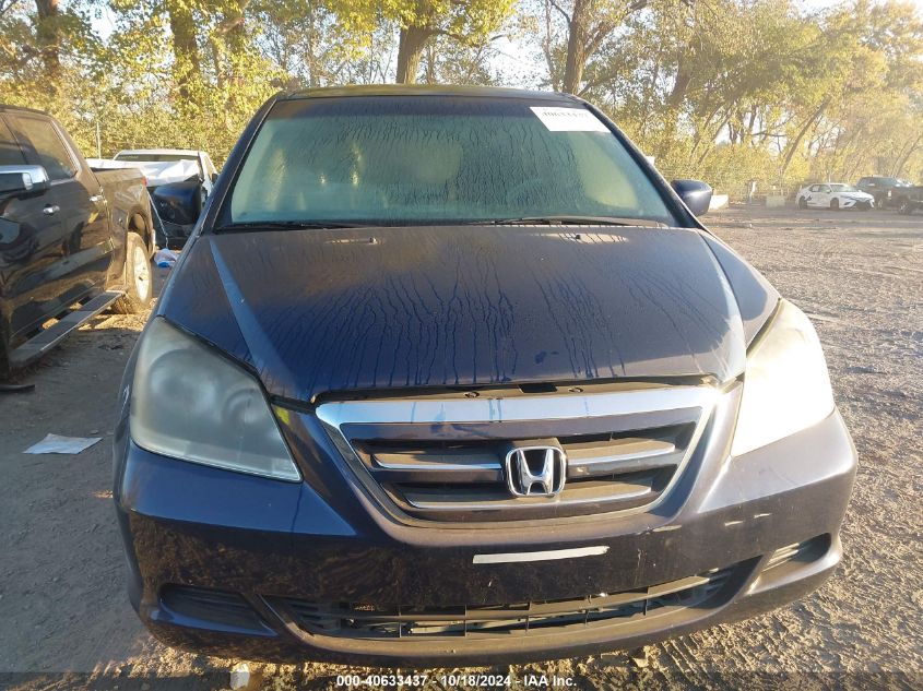 2006 Honda Odyssey Ex-L VIN: 5FNRL38646B105210 Lot: 40633437