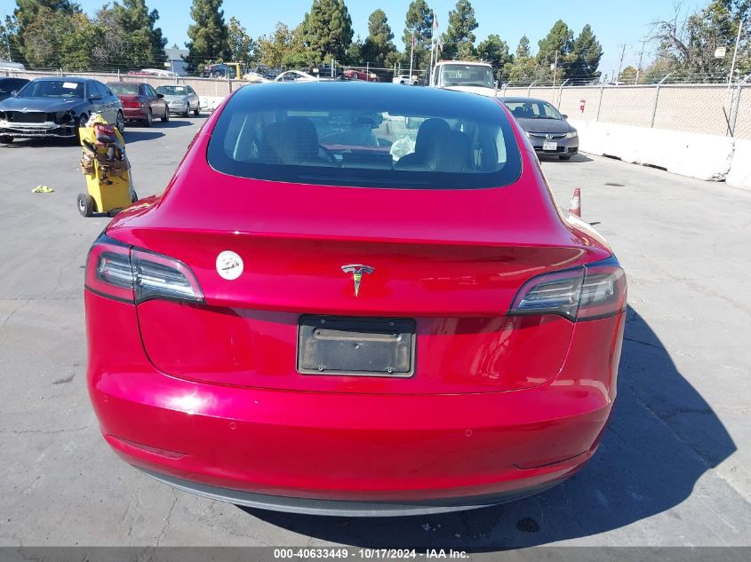 2021 Tesla Model 3 Standard Range Plus Rear-Wheel Drive VIN: 5YJ3E1EA9MF874604 Lot: 40633449