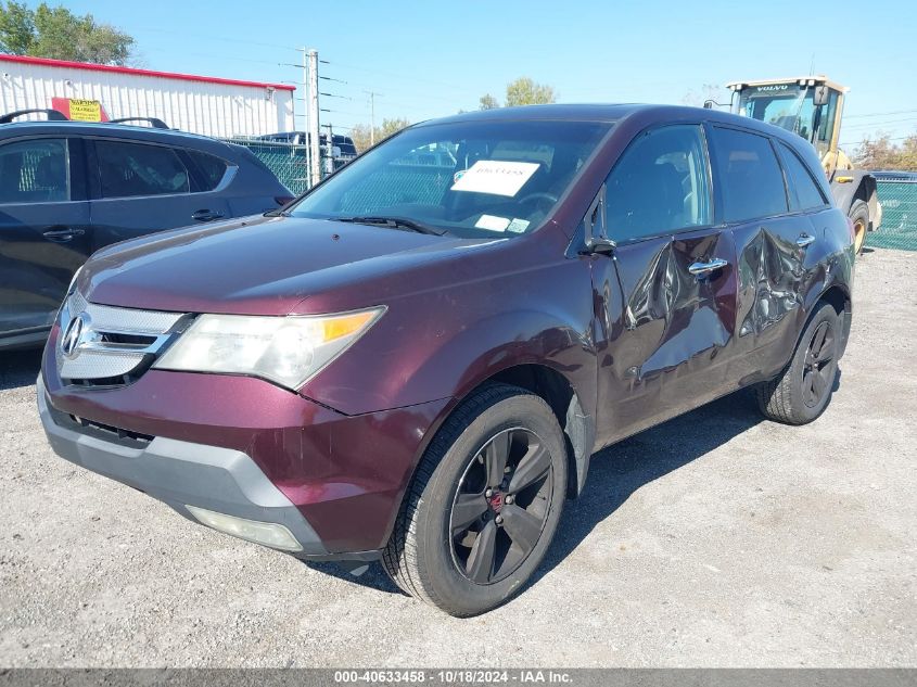 2009 Acura Mdx Technology Package VIN: 2HNYD28619H530248 Lot: 40633458