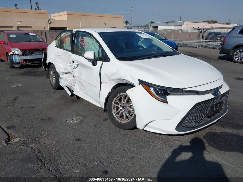 2022 Toyota Corolla Hybrid Le VIN: JTDEAMDE4NJ051227 Lot: 40633459