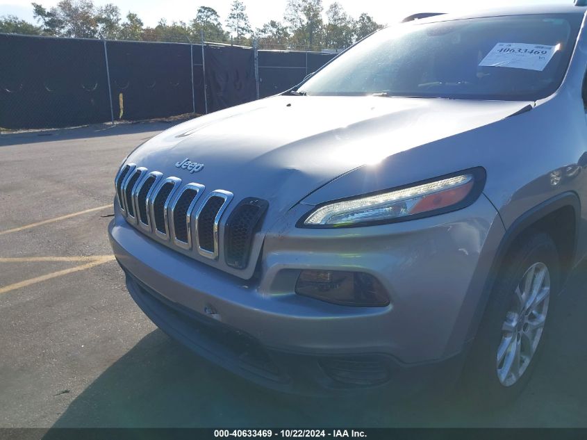 2017 Jeep Cherokee Sport Fwd VIN: 1C4PJLAB0HW623446 Lot: 40633469