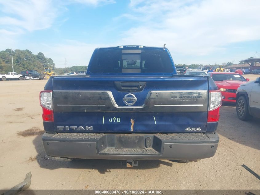 2019 Nissan Titan Platinum Reserve VIN: 1N6AA1E55KN514859 Lot: 40633478