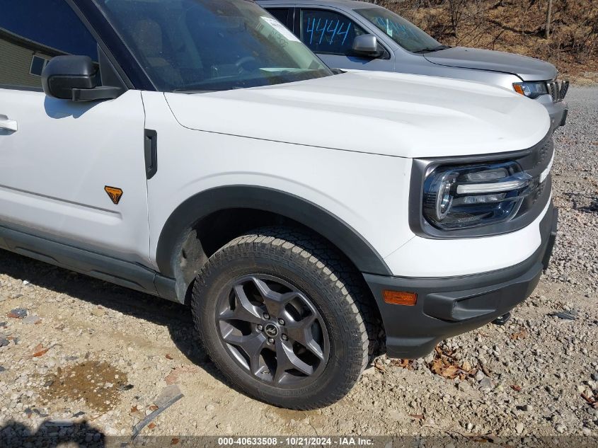 2022 Ford Bronco Sport Badlands VIN: 3FMCR9D94NRD53845 Lot: 40633508