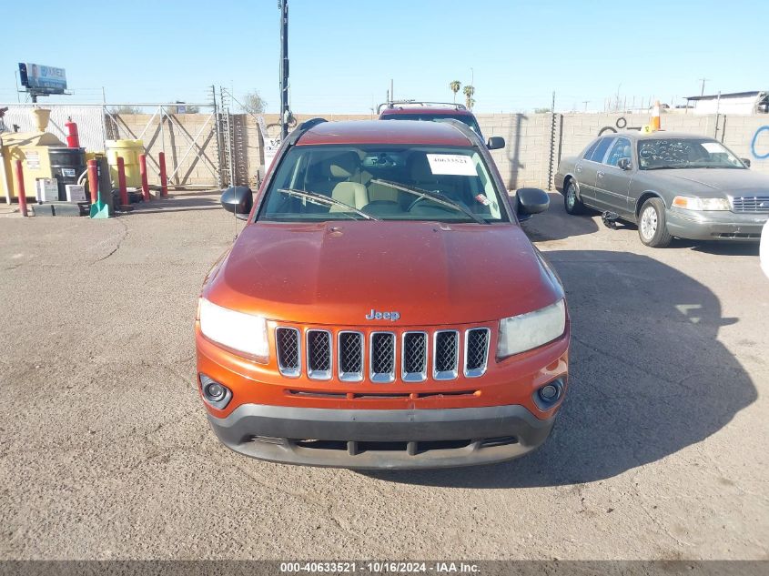 2012 Jeep Compass Sport VIN: 1C4NJCBB6CD605933 Lot: 40633521