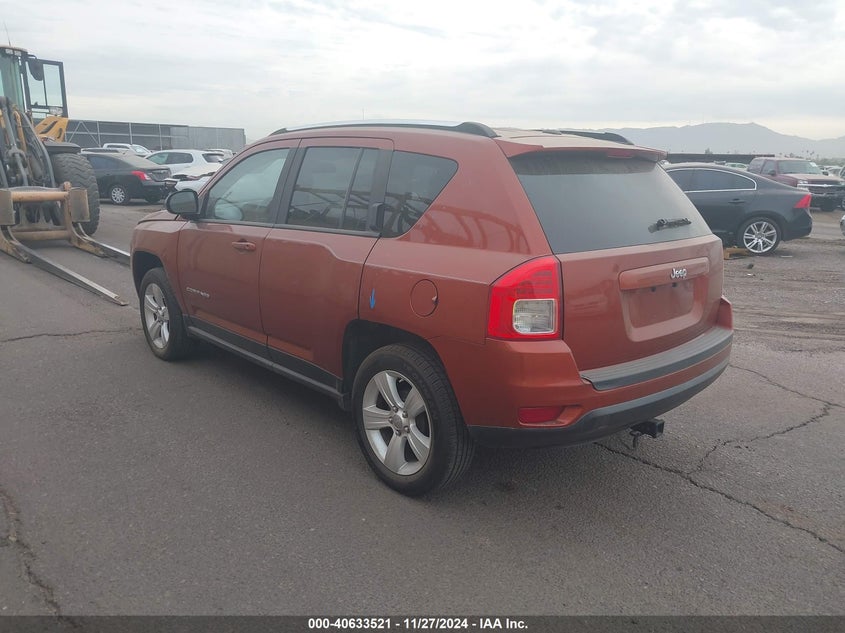 Vin: 1c4njcbb6cd605933, lot: 41122653, jeep compass sport 20123