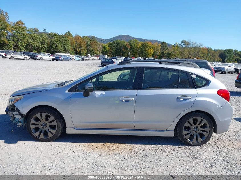 2015 SUBARU IMPREZA 2.0I SPORT PREMIUM - JF1GPAT67F8244924