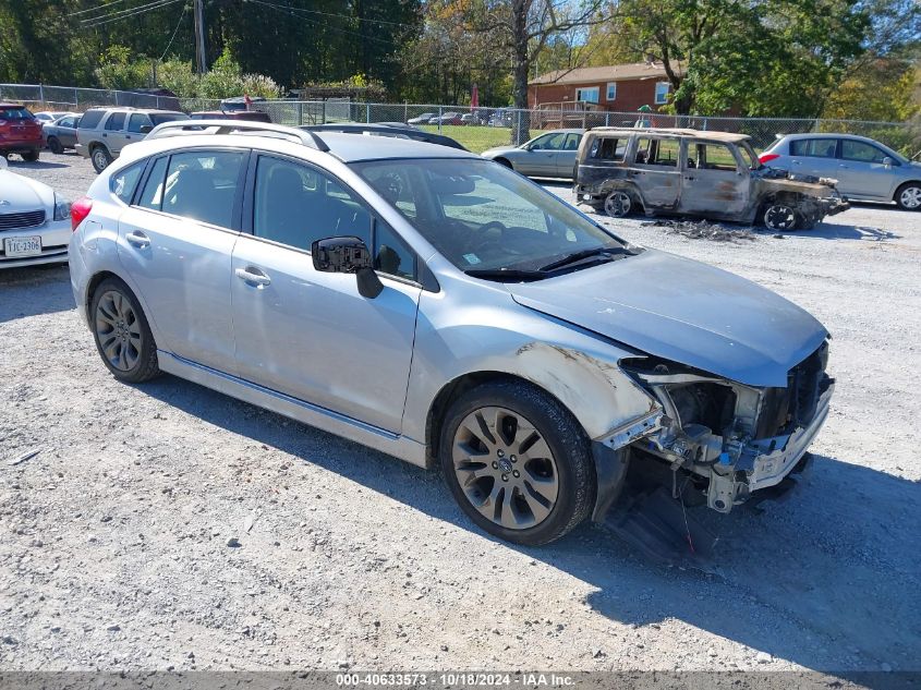 2015 SUBARU IMPREZA 2.0I SPORT PREMIUM - JF1GPAT67F8244924