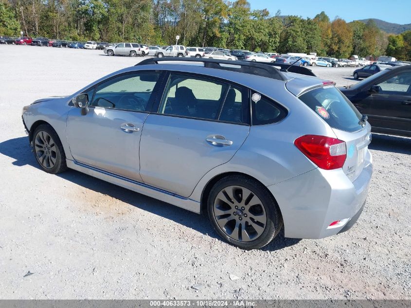 2015 SUBARU IMPREZA 2.0I SPORT PREMIUM - JF1GPAT67F8244924