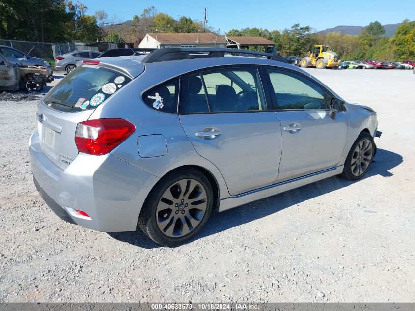 2015 SUBARU IMPREZA 2.0I SPORT PREMIUM - JF1GPAT67F8244924