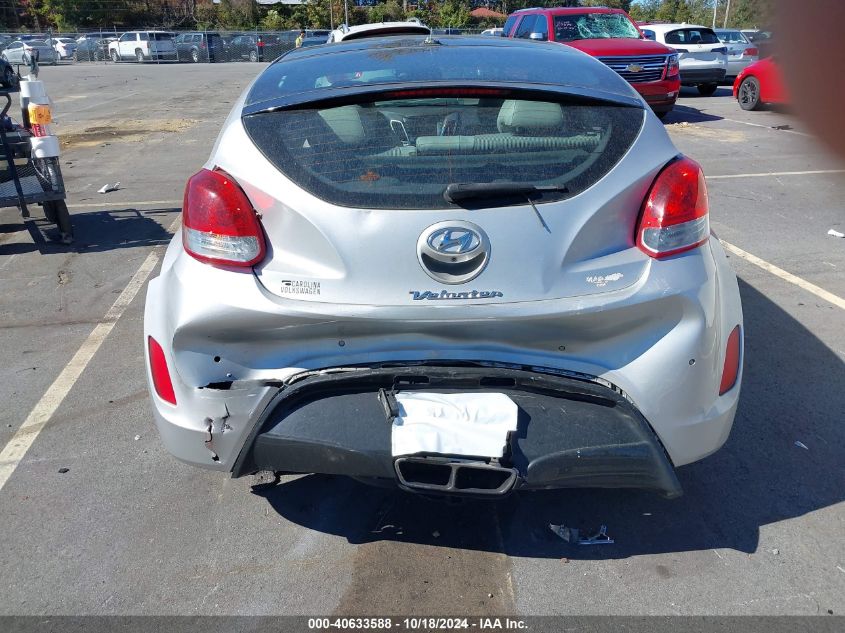 2012 Hyundai Veloster Base W/Gray VIN: KMHTC6AD4CU057173 Lot: 40633588