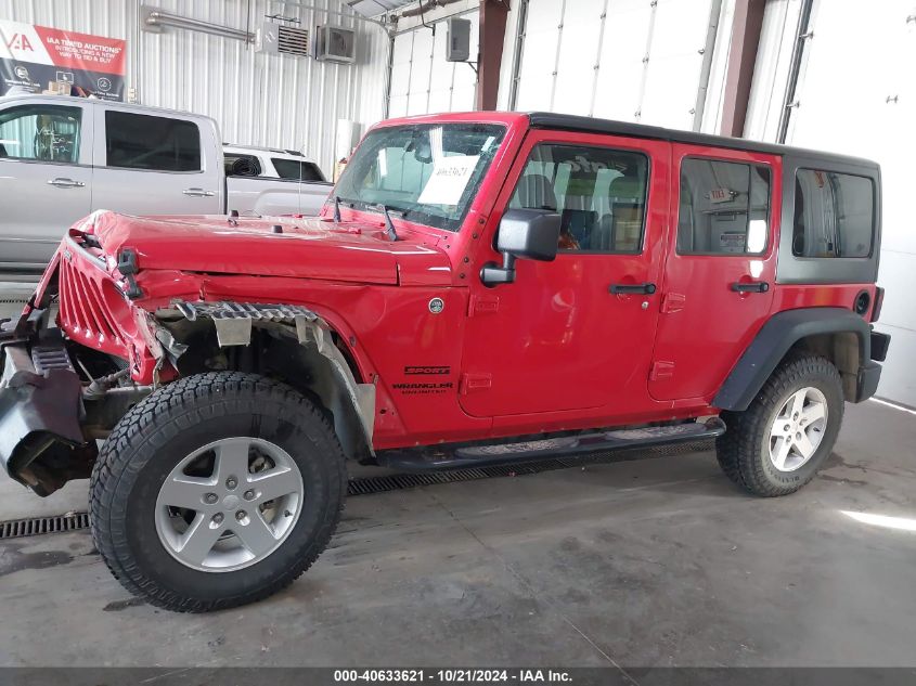 2015 Jeep Wrangler Unlimited Sport VIN: 1C4BJWDG0FL622864 Lot: 40633621