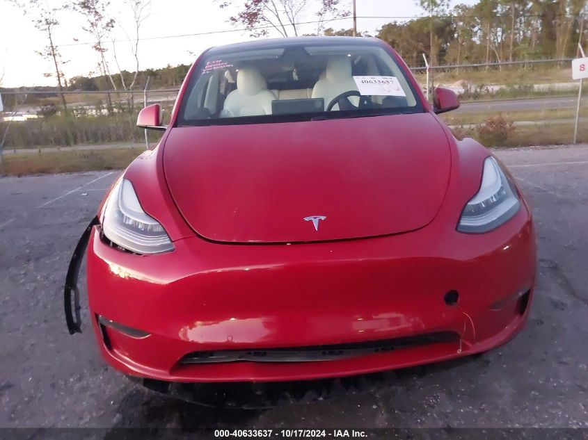 2020 Tesla Model Y Long Range Dual Motor All-Wheel Drive VIN: 5YJYGDEE9LF032784 Lot: 40633637