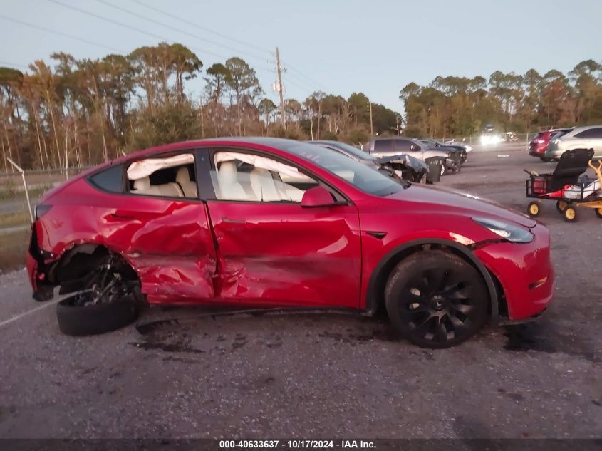 2020 Tesla Model Y Long Range Dual Motor All-Wheel Drive VIN: 5YJYGDEE9LF032784 Lot: 40633637