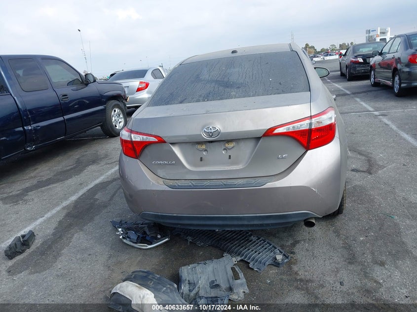 2014 Toyota Corolla L/Le/Le Pls/Prm/S/S Pls VIN: 5YFBURHE9EP151062 Lot: 40633657