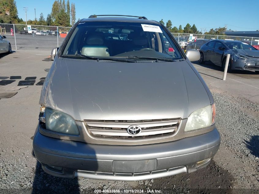 2002 Toyota Sienna Xle VIN: 4T3ZF13C12U453950 Lot: 40633686