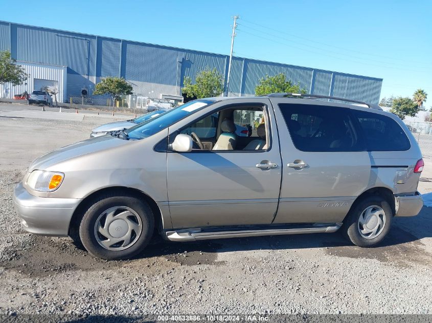 2002 Toyota Sienna Xle VIN: 4T3ZF13C12U453950 Lot: 40633686