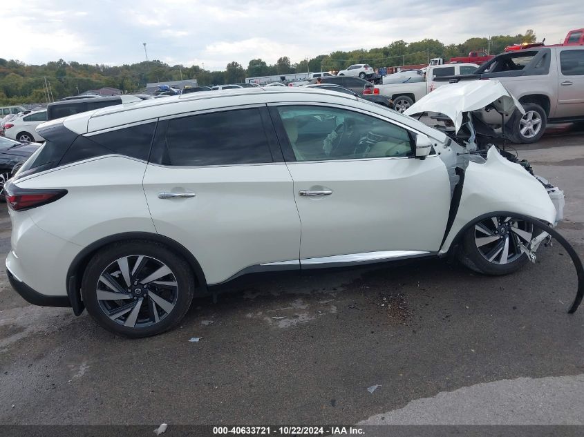 2022 Nissan Murano Sl Intelligent Awd VIN: 5N1AZ2CS3NC125644 Lot: 40633721