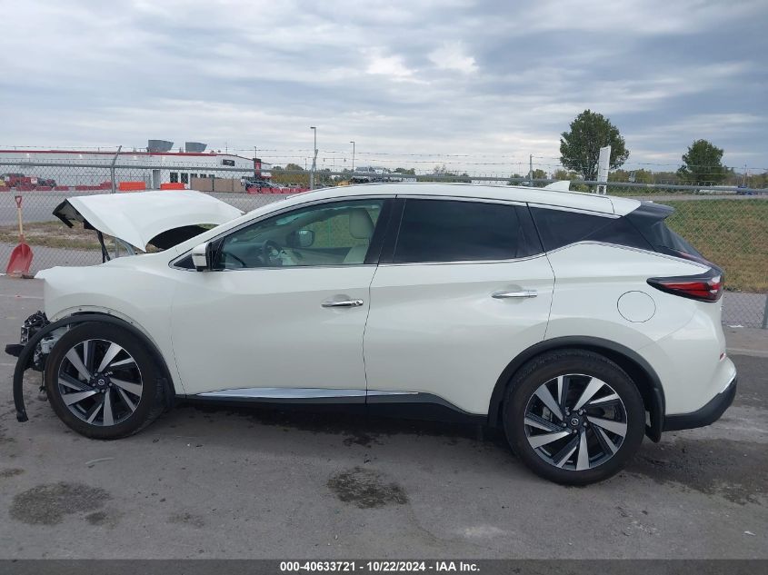 2022 Nissan Murano Sl Intelligent Awd VIN: 5N1AZ2CS3NC125644 Lot: 40633721