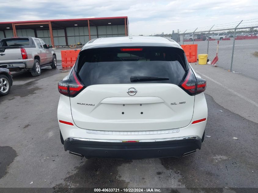 2022 Nissan Murano Sl Intelligent Awd VIN: 5N1AZ2CS3NC125644 Lot: 40633721