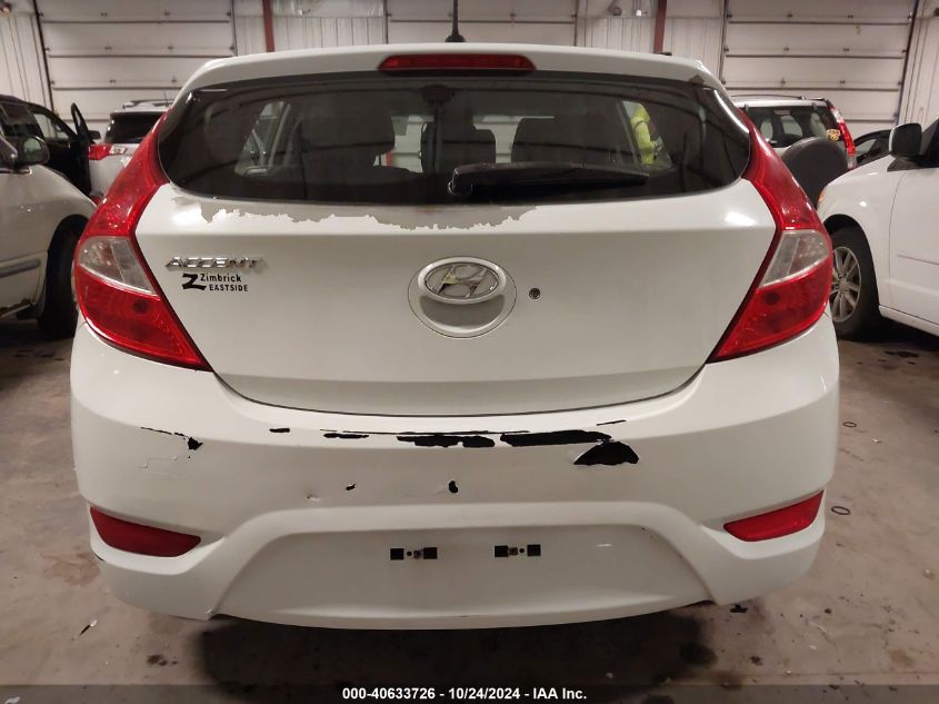 2015 Hyundai Accent Gs VIN: KMHCT5AE4FU225014 Lot: 40633726