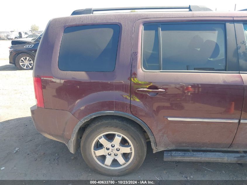 2010 Honda Pilot Touring VIN: 5FNYF3H95AB009494 Lot: 40633780