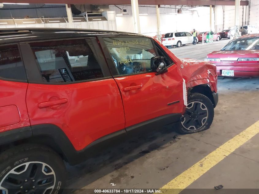 2017 Jeep Renegade Trailhawk VIN: ZACCJBCBXHPE52448 Lot: 40633784