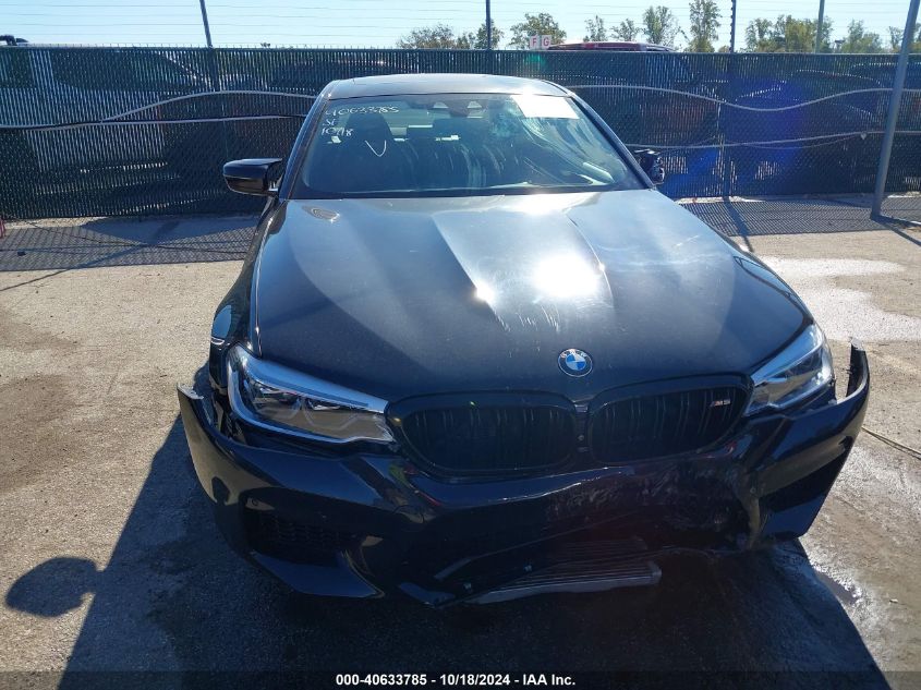 2018 BMW M5 VIN: WBSJF0C5XJB283760 Lot: 40633785