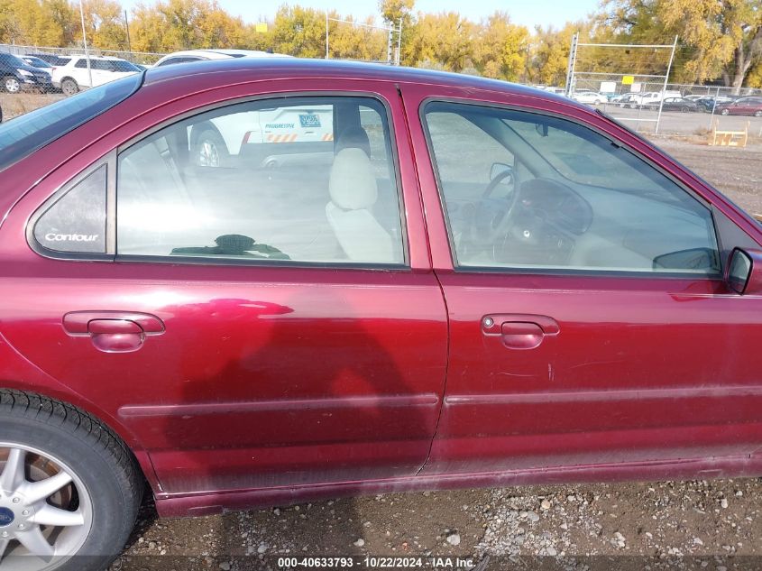 1999 Ford Contour Se VIN: 1FAFP66L6XK148037 Lot: 40633793