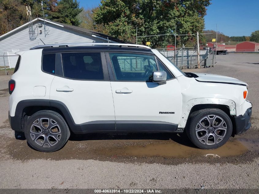 2016 Jeep Renegade Limited VIN: ZACCJADT5GPC86601 Lot: 40633914