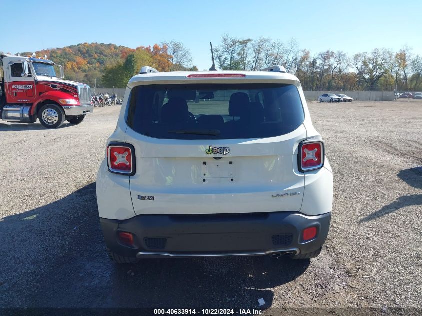 2016 Jeep Renegade Limited VIN: ZACCJADT5GPC86601 Lot: 40633914