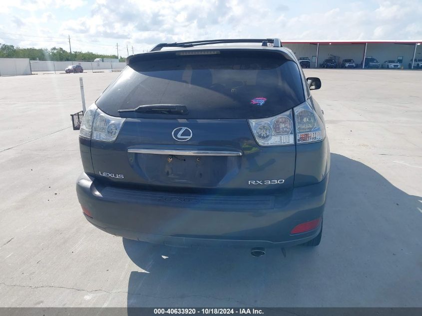 2006 Lexus Rx 330 VIN: 2T2HA31U06C103822 Lot: 40633920