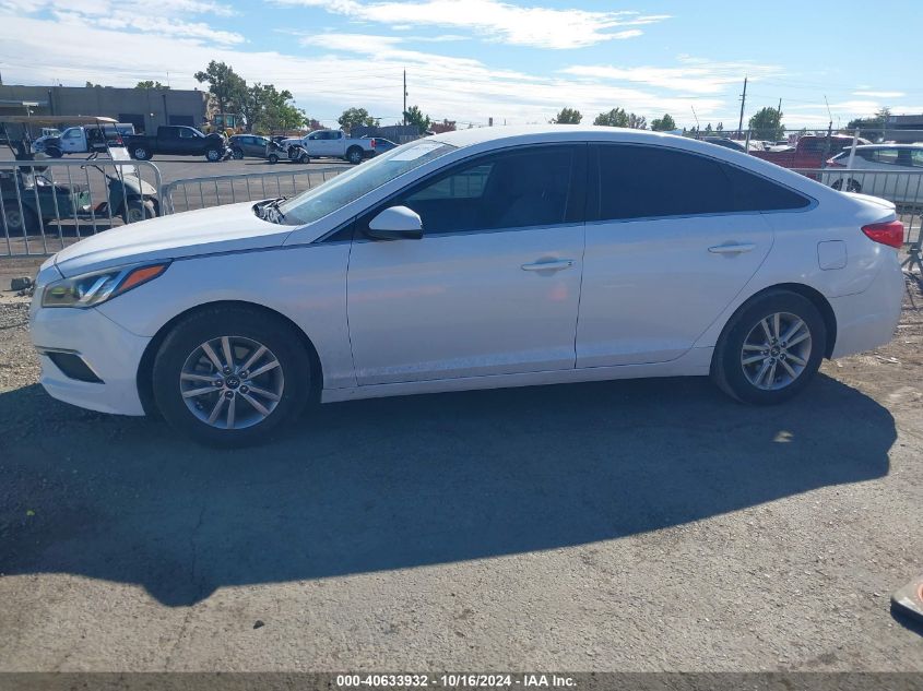 2016 Hyundai Sonata Se VIN: 5NPE24AF0GH368511 Lot: 40633932