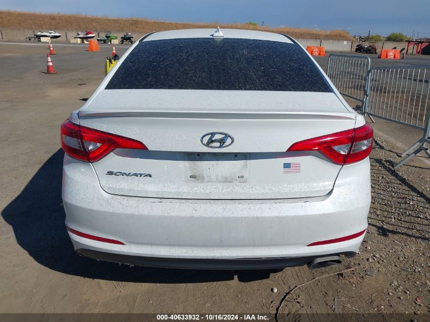 2016 Hyundai Sonata Se VIN: 5NPE24AF0GH368511 Lot: 40633932