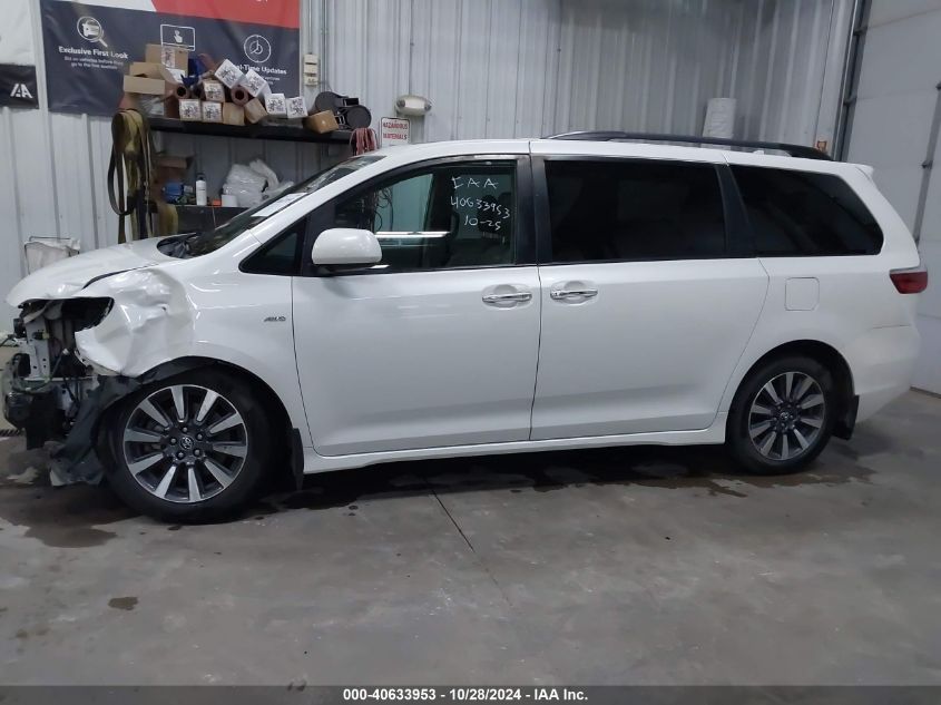 2019 Toyota Sienna Xle Premium 7 Passenger VIN: 5TDDZ3DC5KS223244 Lot: 40633953