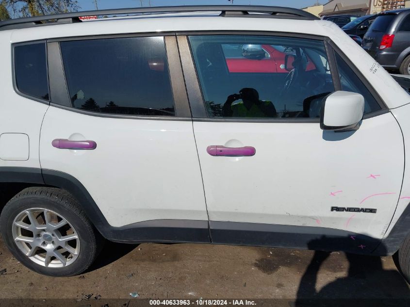 2019 Jeep Renegade Latitude 4X4 VIN: ZACNJBBB3KPJ79318 Lot: 40633963