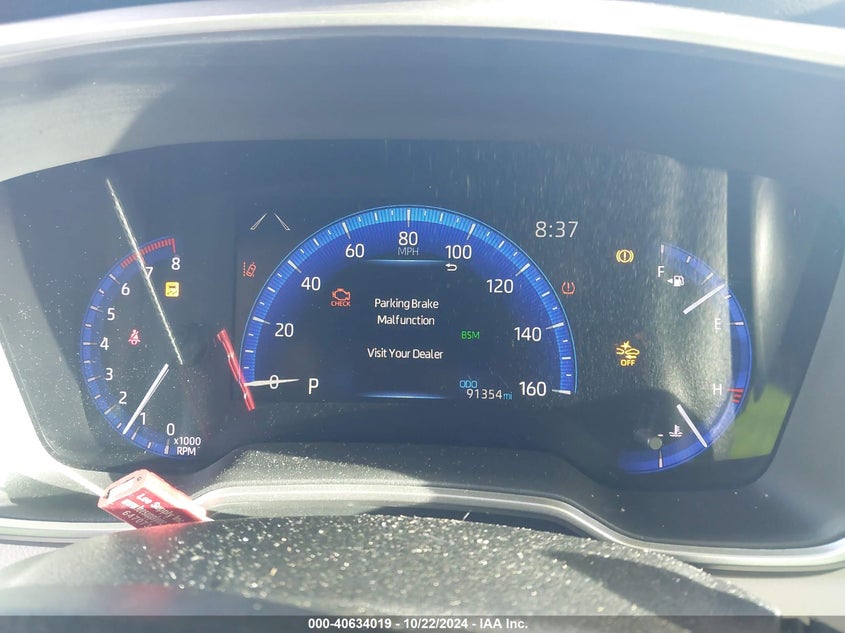 VIN 5YFFPMAE4MP238002 2021 TOYOTA COROLLA XLE